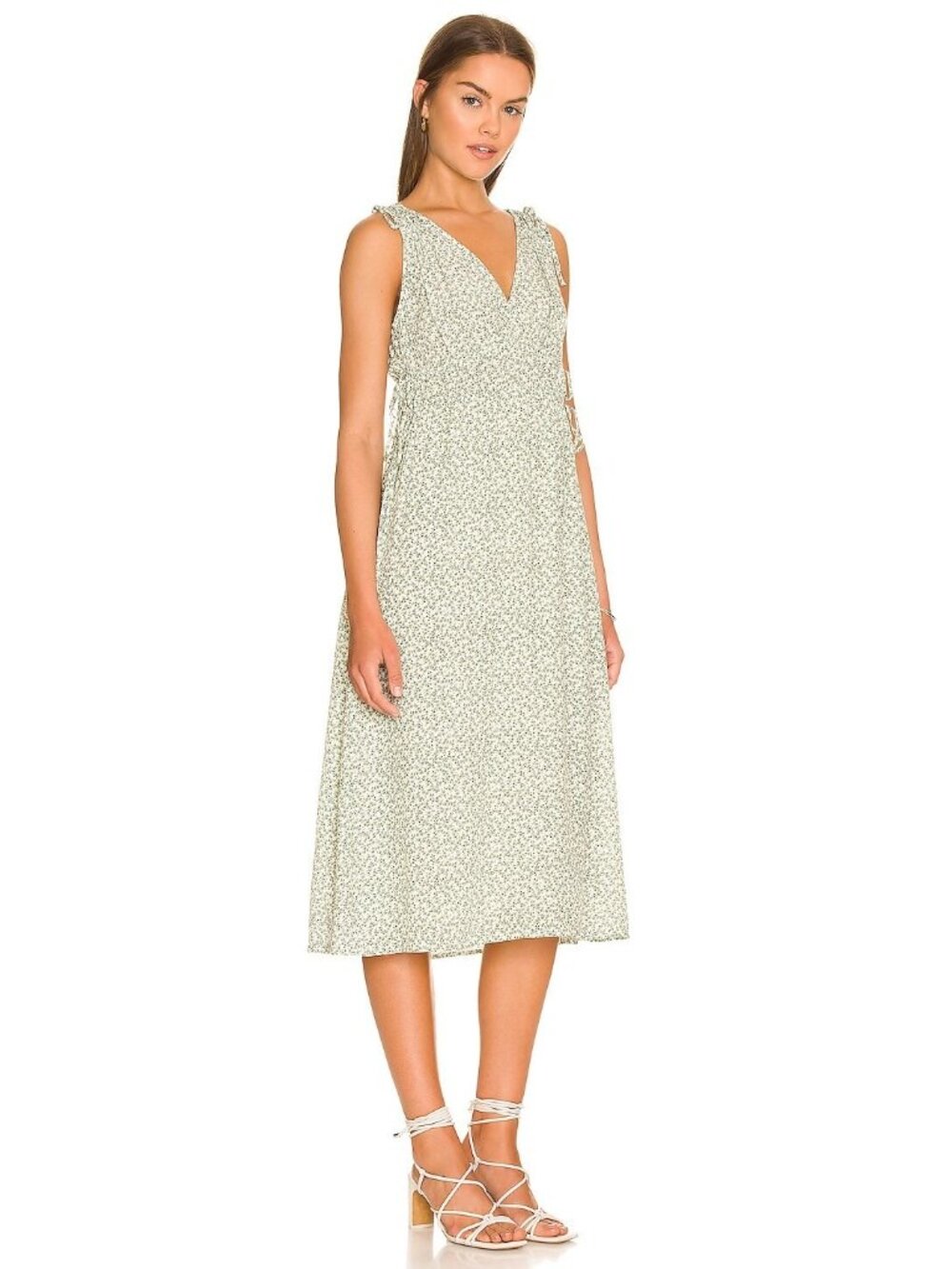 Rails Constantine Midi Dress in Green Garden Floral - Picture 2 of 3